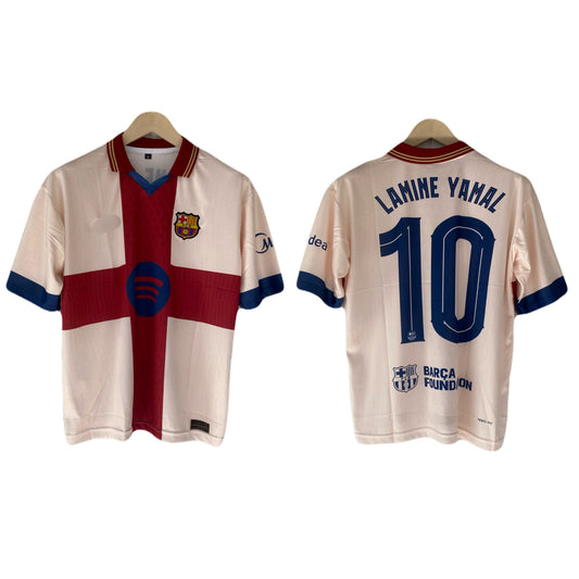 Yamal Barcelona  Special Edition Five Sleeve collar Embroidery- P2483