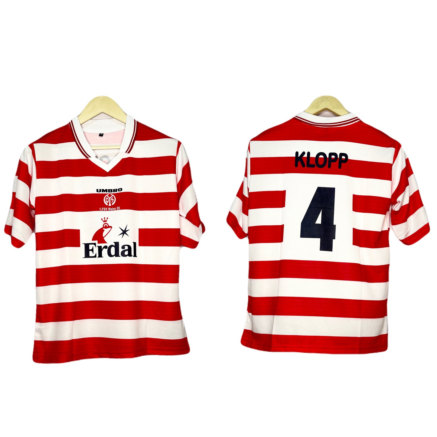 Mainz 1998 Home Kit Klopp Five Sleeve - P1301 Ms Retro Store