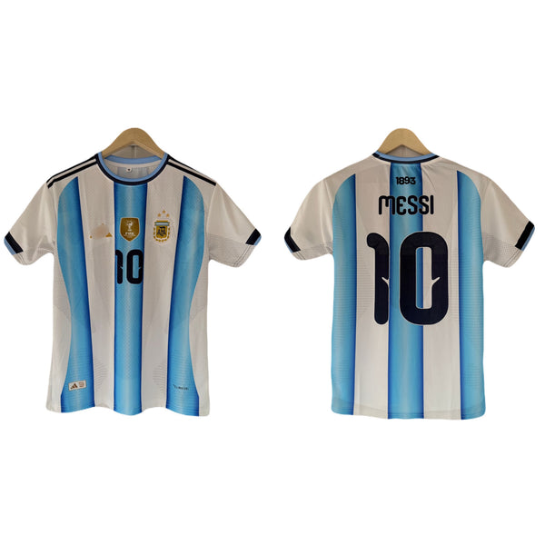 Argentina 2026 World Cup Home Kit Messi Half Sleeve embroidery - P1220