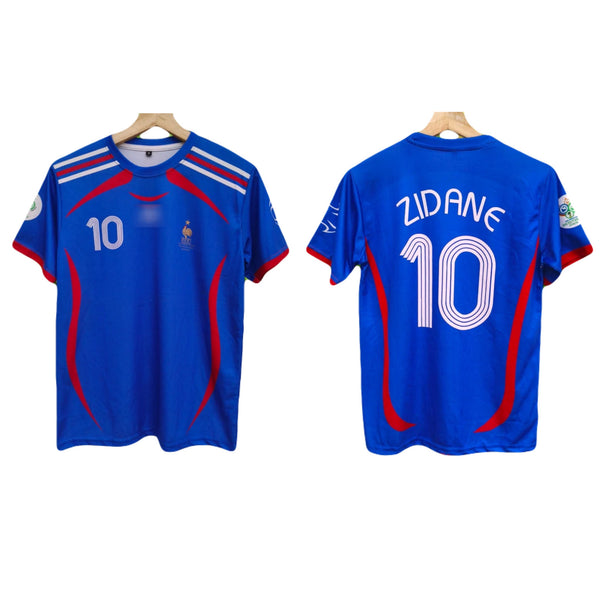 Best retro jersey france 2006/07 home zidane - P7 - ms retro store