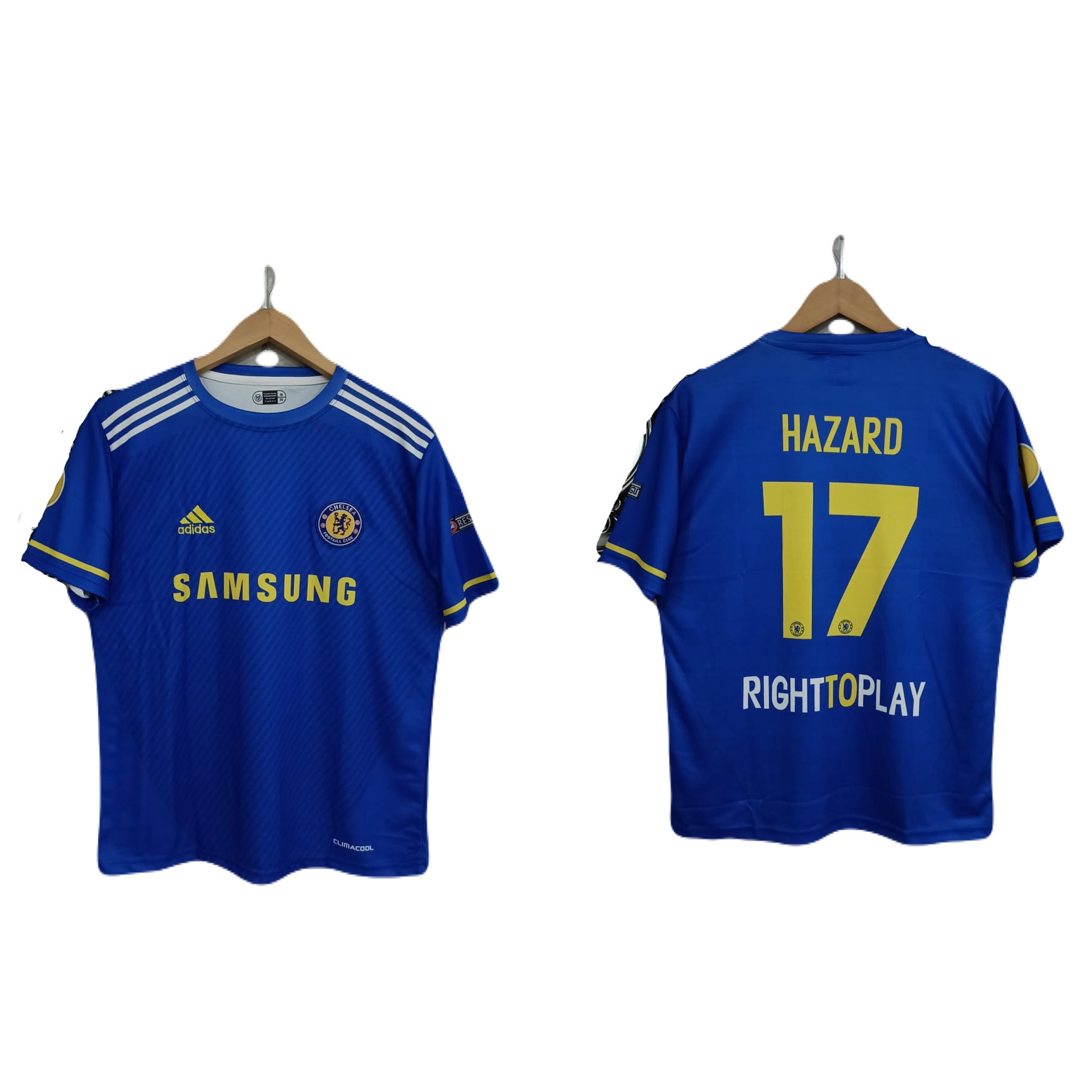 Chelsea 2012-13 Home Kit Hazard Half sleeve P1225 - Ms Retro Store