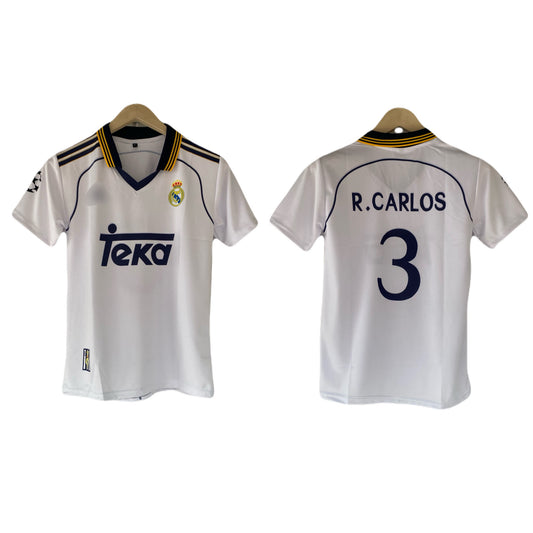 Carlos Real madrid half collar sublimation jersey - P2397