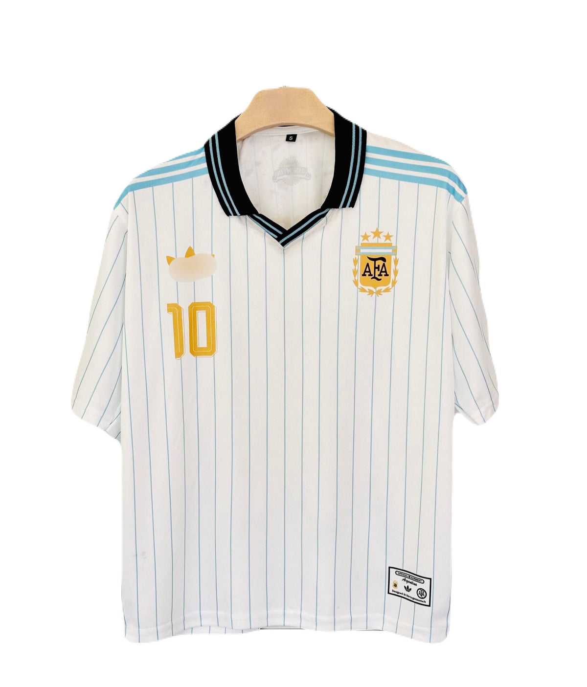 Messi Argentina Special Edition  Five sleeve Collar Sublimation jersey - P2456