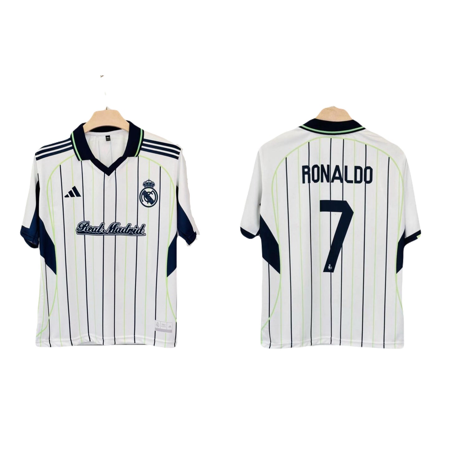 Real madrid Ronaldo Five sleeve Collar jersey - P1865