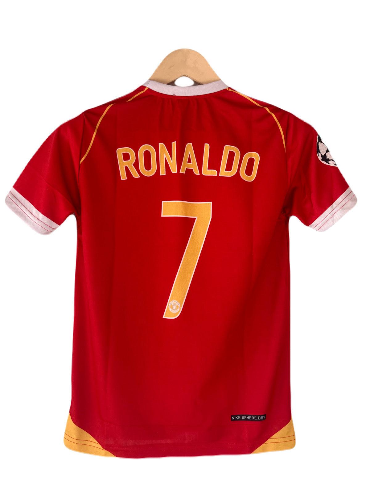 Ronaldo Manchester united home kit half sleeeve sublimation -