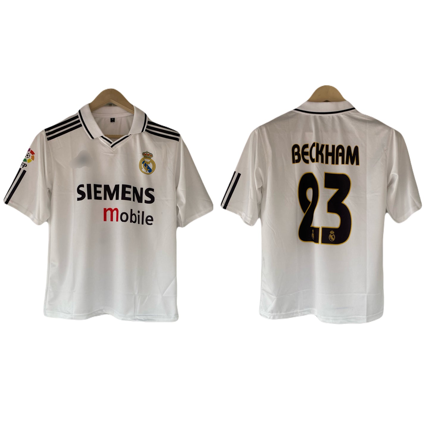 Beckham real madrid Five sleeve Collar Sublimation jersey- P2192