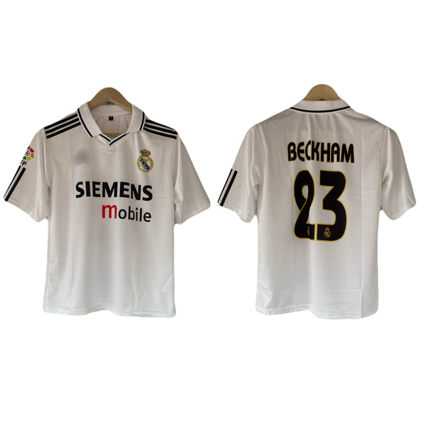 Beckham real madrid Five sleeve Collar Sublimation jersey- P2192