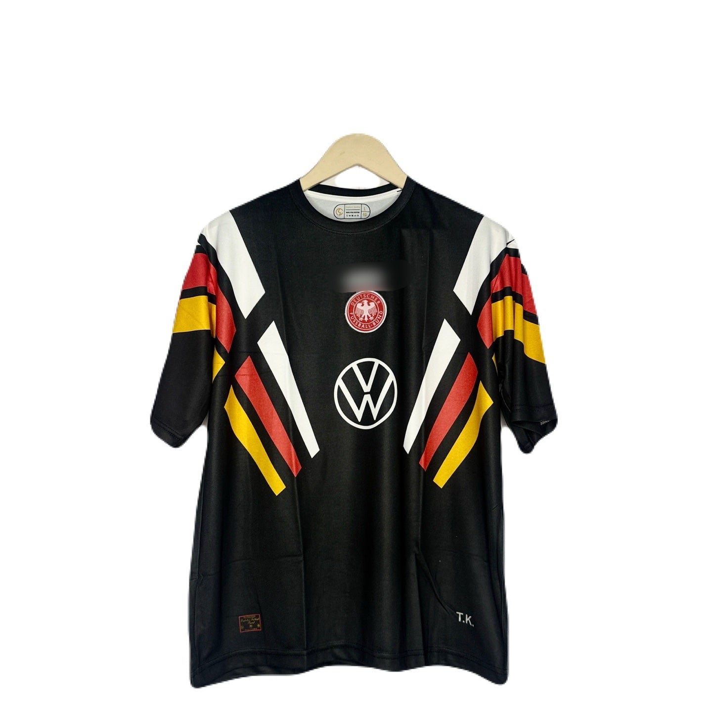 Germany 1996 Away Kit Beckenbuer Five Sleeve P1227- Ms Retro Store
