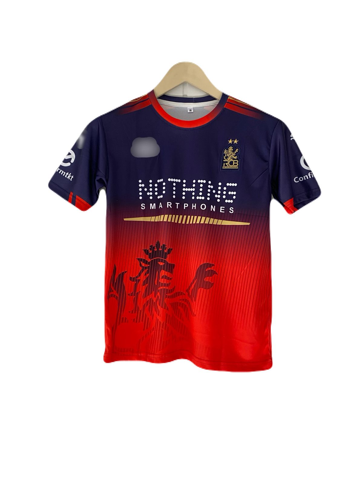 Kohli 2 Star RCB 2026 Home Embroidery Jersey - P2162