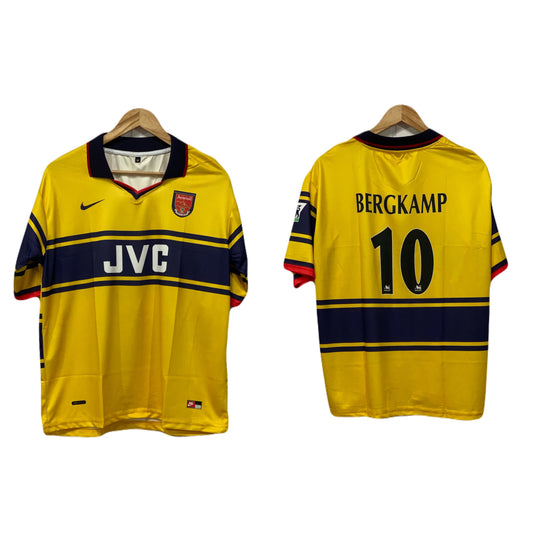 Arsenal 1998-99 Away kit Bergkamp Five sleeve - Ms Retro Store