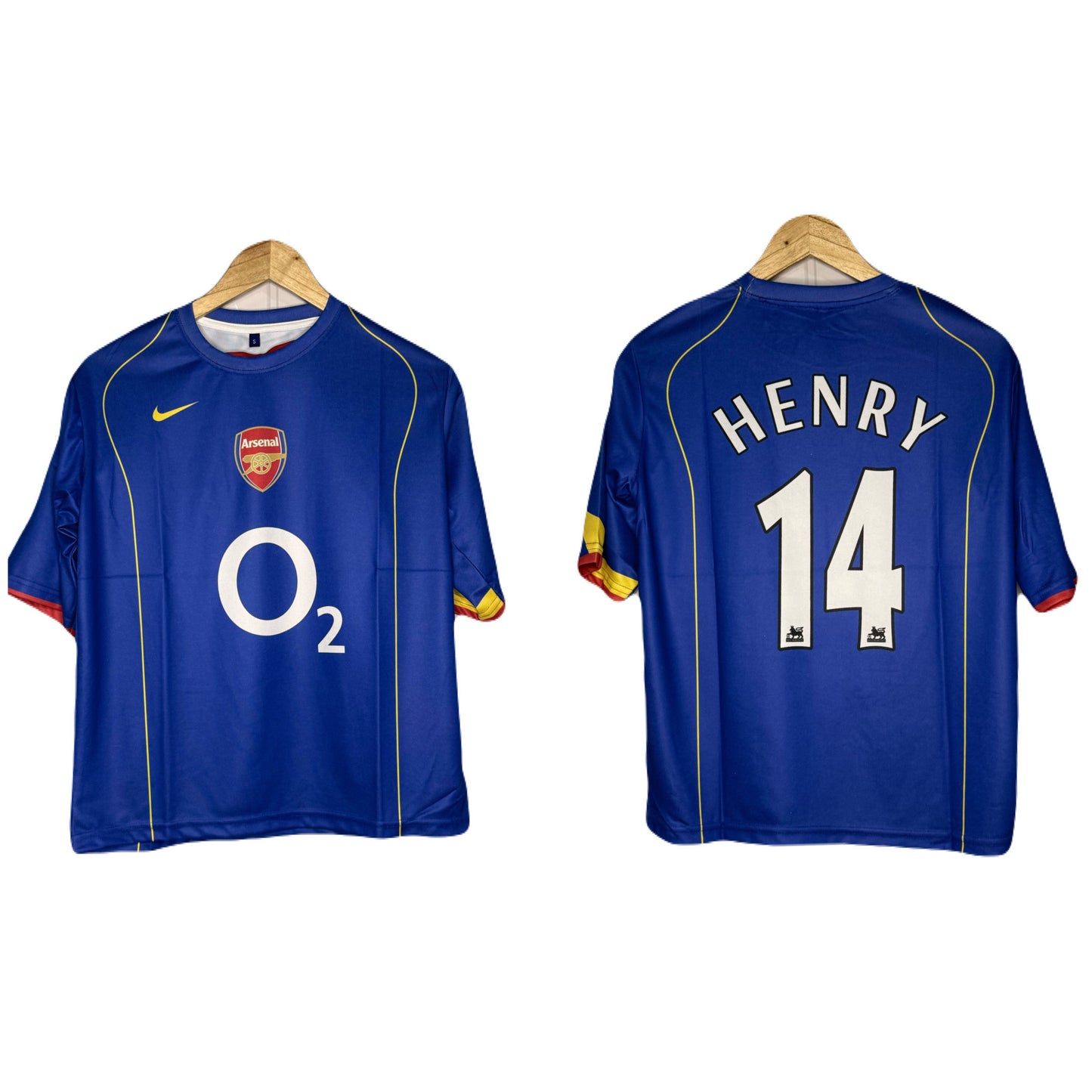 Arsenal  2004-05 Away Kit Henry Five Sleev - Ms Retro Store
