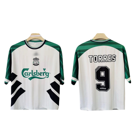 Liverpool 1993/94 torres away five sleeve - P618 ms retro store