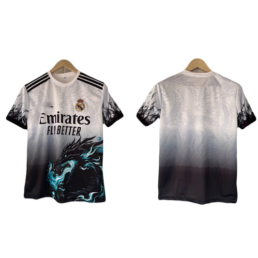 Real madrid Dragon edition 2025/26 Half Sleeve Embroidery Jersey - Ms Retro Store