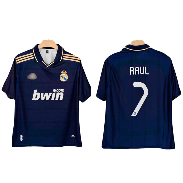 Raul Real Madrid Five sleeve Collar Sublimation jersey- P2165