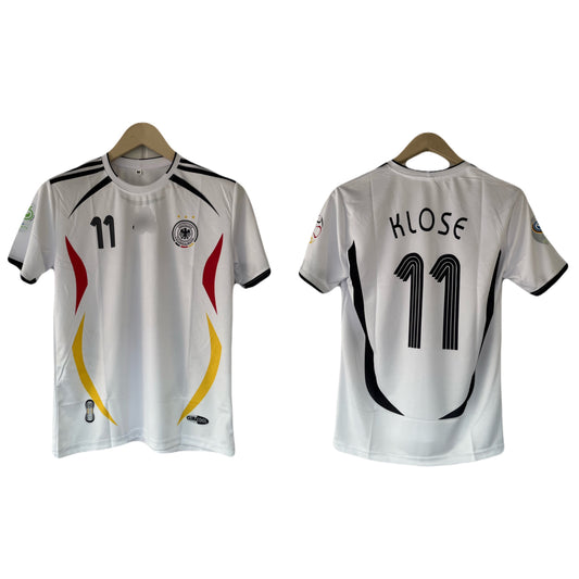 Germany 2006 world cup Home jersey Klose half sleeve sublimation  - ms retro store