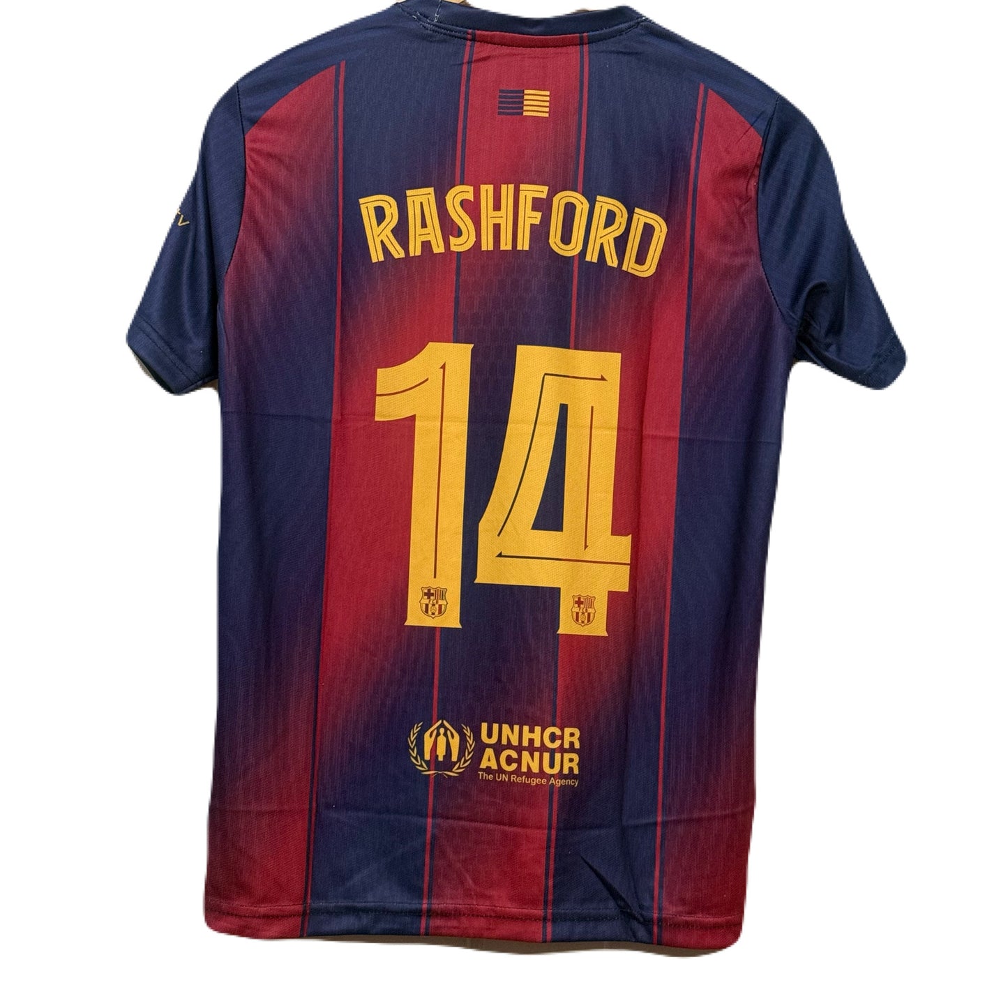 Fc Barcelona 2025-26 Home Kit Rashford Half Sleeve - Ms Retro Store