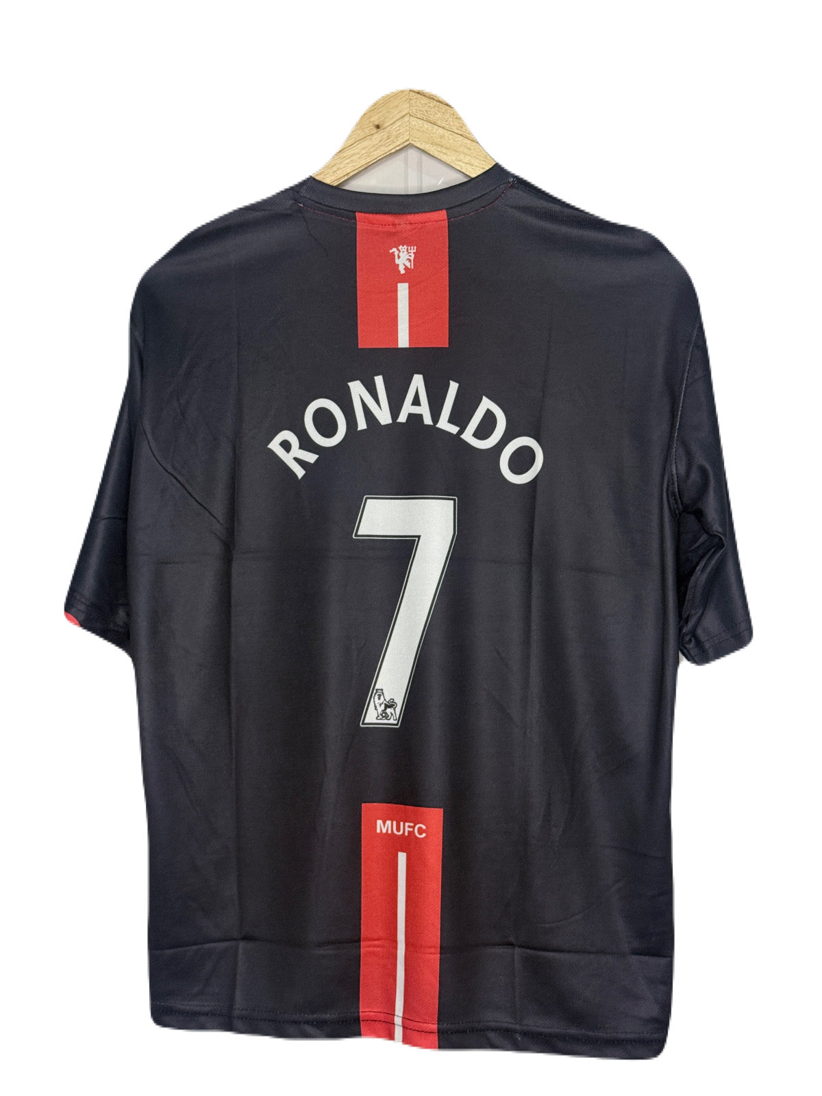 Manchester United 2007-08 Away Kit Ronaldo Five Sleeve - P387 Ms