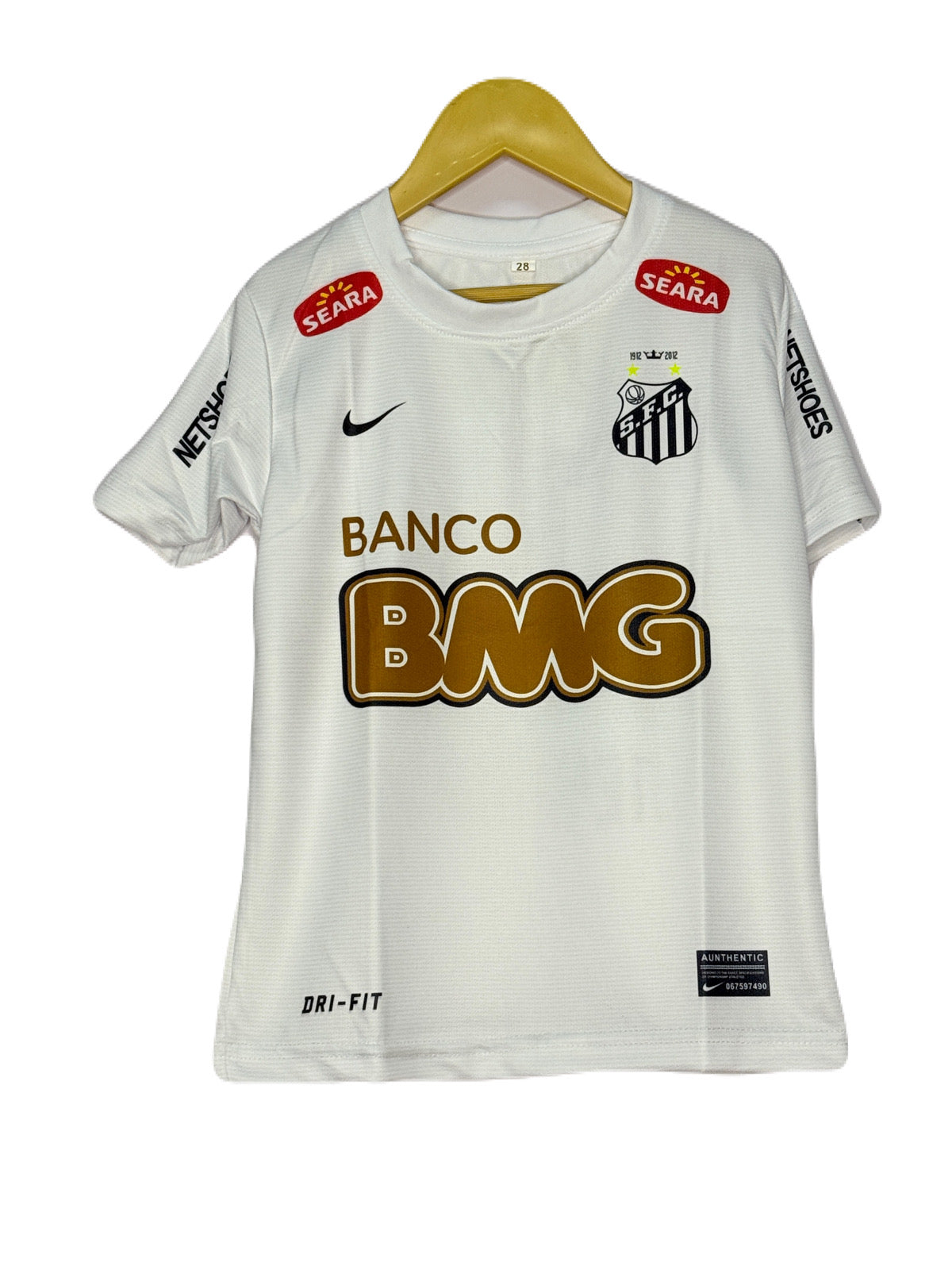 Santos Fc  2012-13 Home Kit Neymar  Kids - P1279 Ms Retro Store