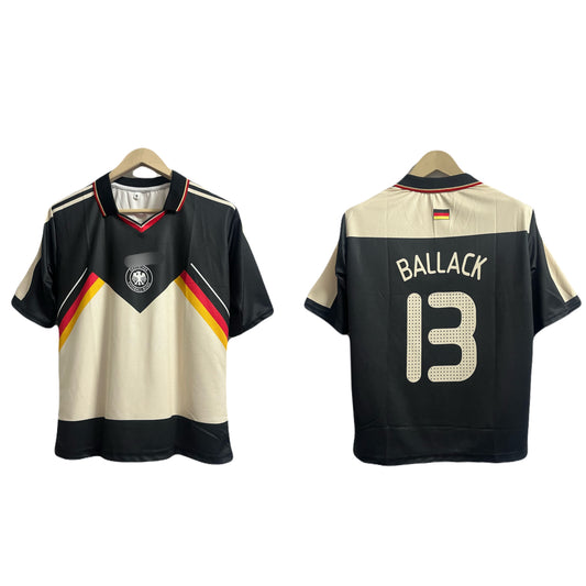 Germany ballack 2006  Five sleeve Collar sublimation - Ms Retro Store