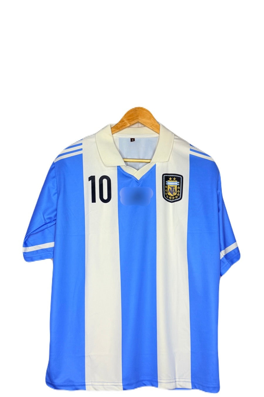 Argentina 1994 Home Kit Messi Five Sleeve - P732 Ms Retro Store