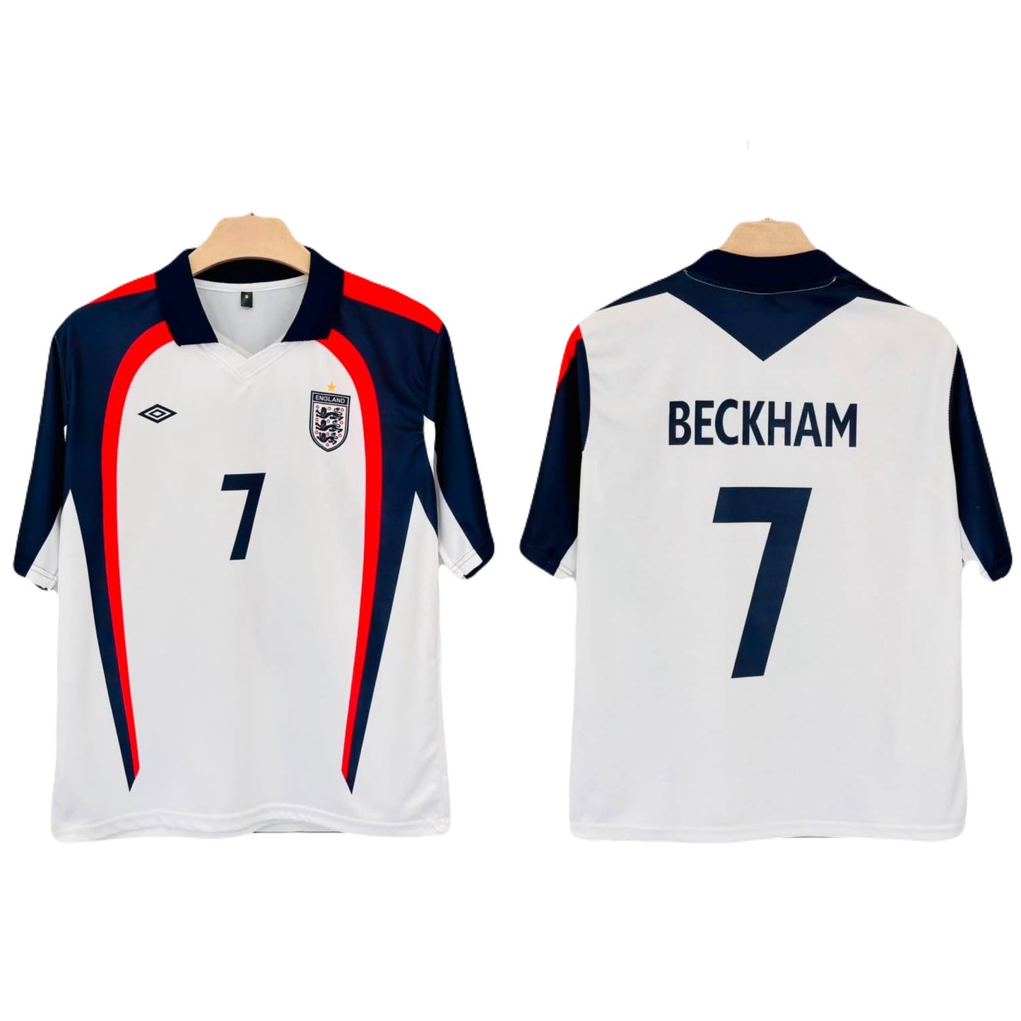 Beckham England Five sleeve Collar Sublimation jersey- P2123