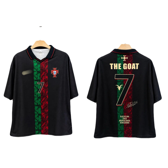 Portugal Goat Edition Five sleeve Collar Sublimation jersey - P2755