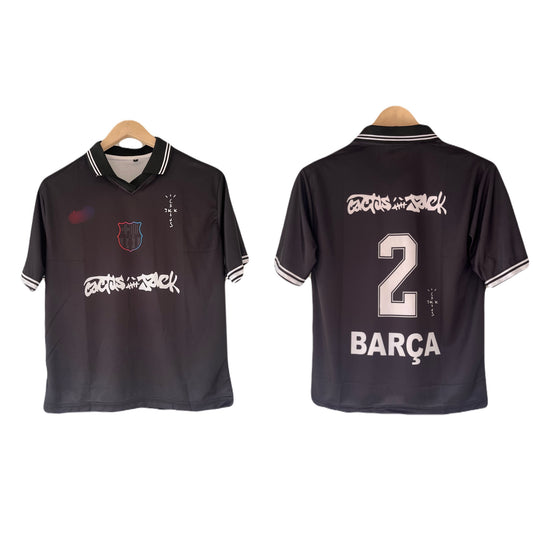 BARCELONA TRAVIS SCOTT EDITION COLLAR FIVE SLEEVE JERSEY - P2609