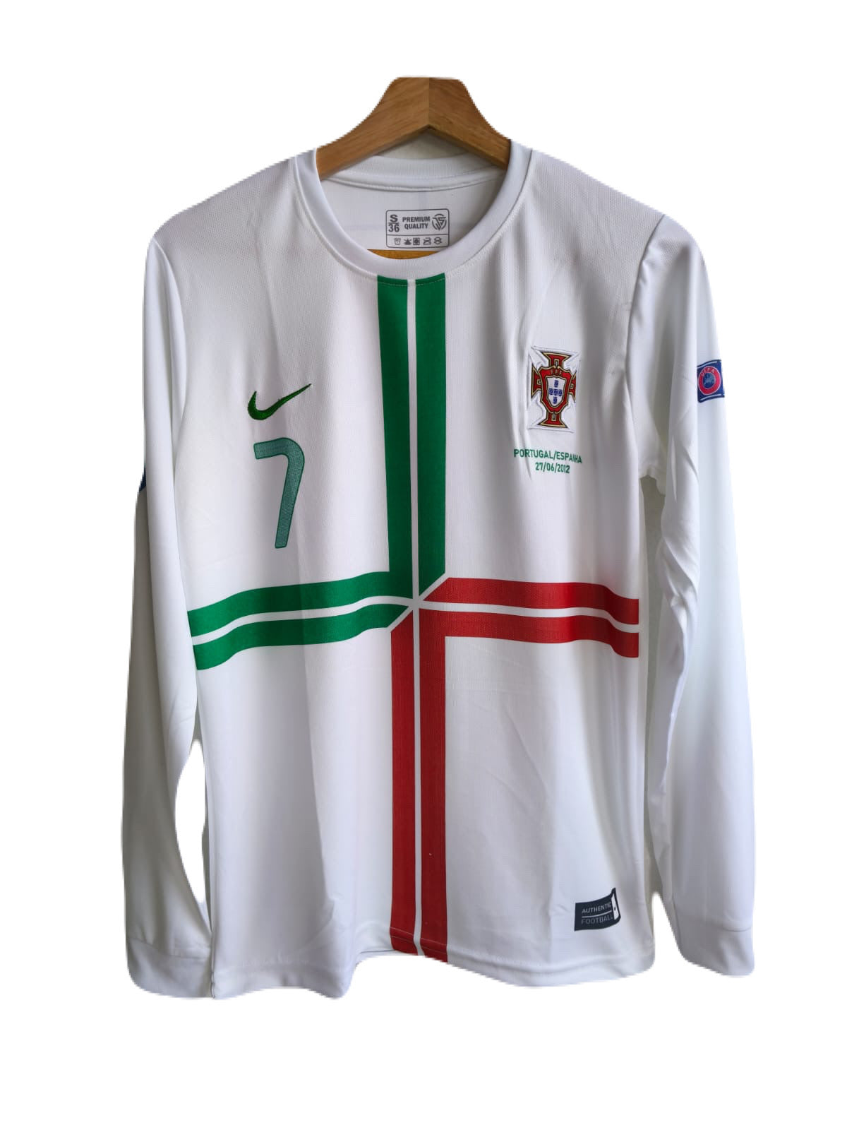 Portugal 2012 away jersey Ronaldo full sleeve - ms retro store