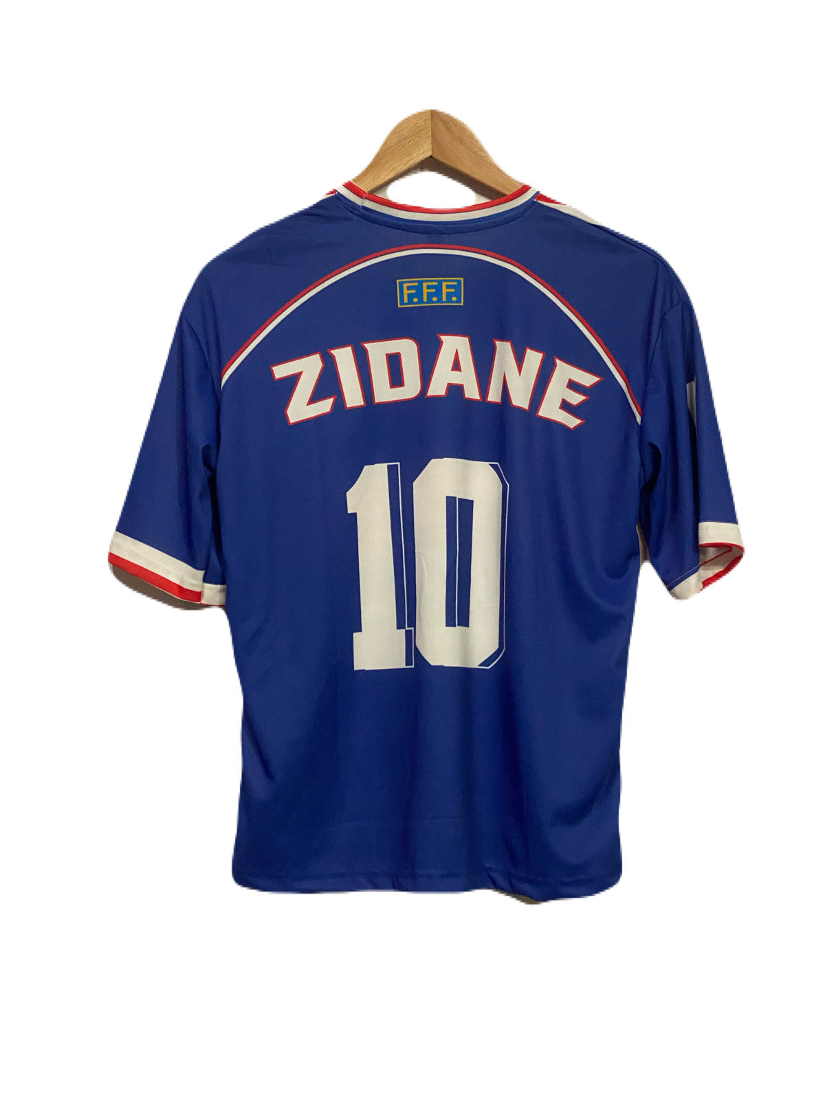 Zidane 1998 world cup five sleeve france home - P779 ms retro store