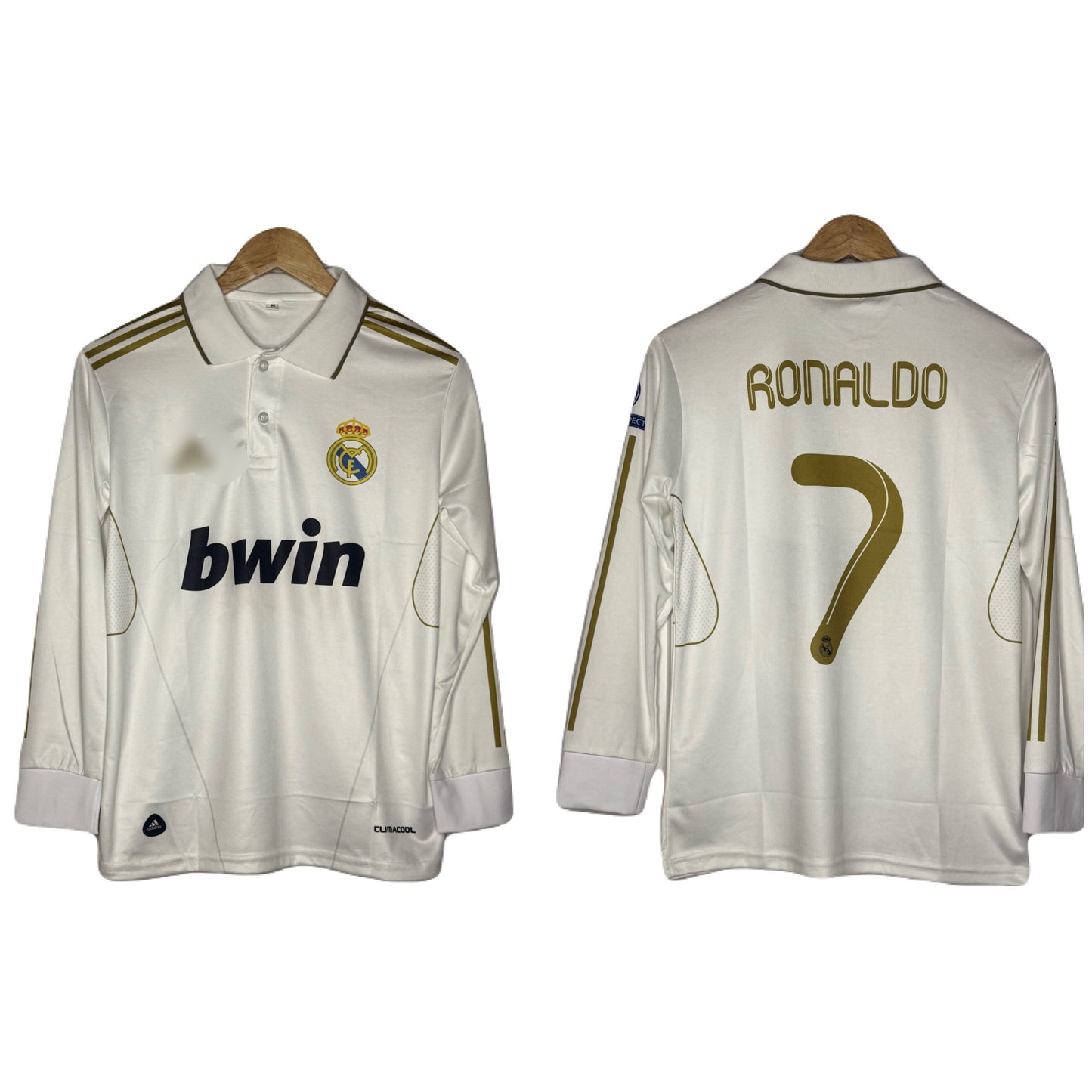 Best retro jersey Realmadrid 2011/12 home jersey Ronaldo full sleeve P405 - ms retro store