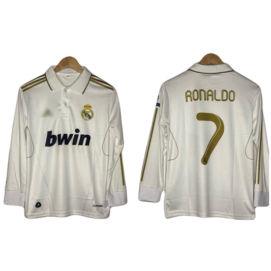 Best retro jersey Realmadrid 2011/12 home jersey Ronaldo full sleeve P405 - ms retro store