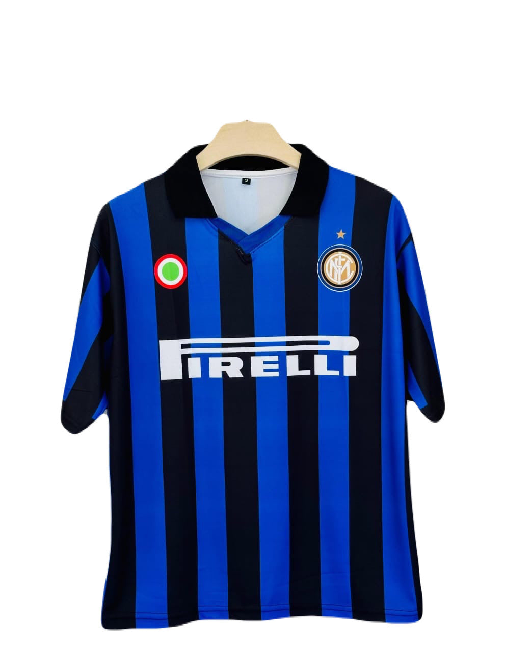 Inter milan 1997-98 Home Five Sleeve Collar P137 - Ms Retro Store