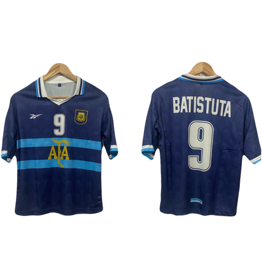 Argentina 1999-01 Away kit Batistuta Five sleeve P522 - Ms Retro Store