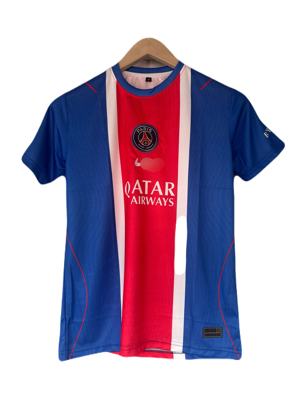 Dembele PSG 2026-27 Home Kit embroidery half sleeve jersey - P2295