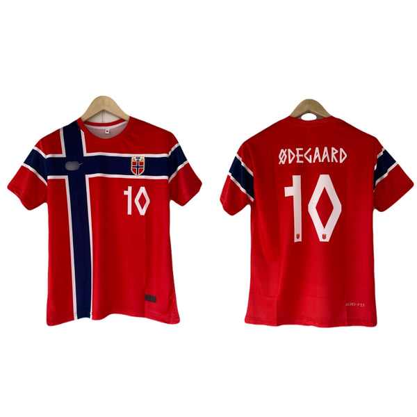 Odegaard Norway 2026 World Cup Away kit  Half Sleeve Sublimation