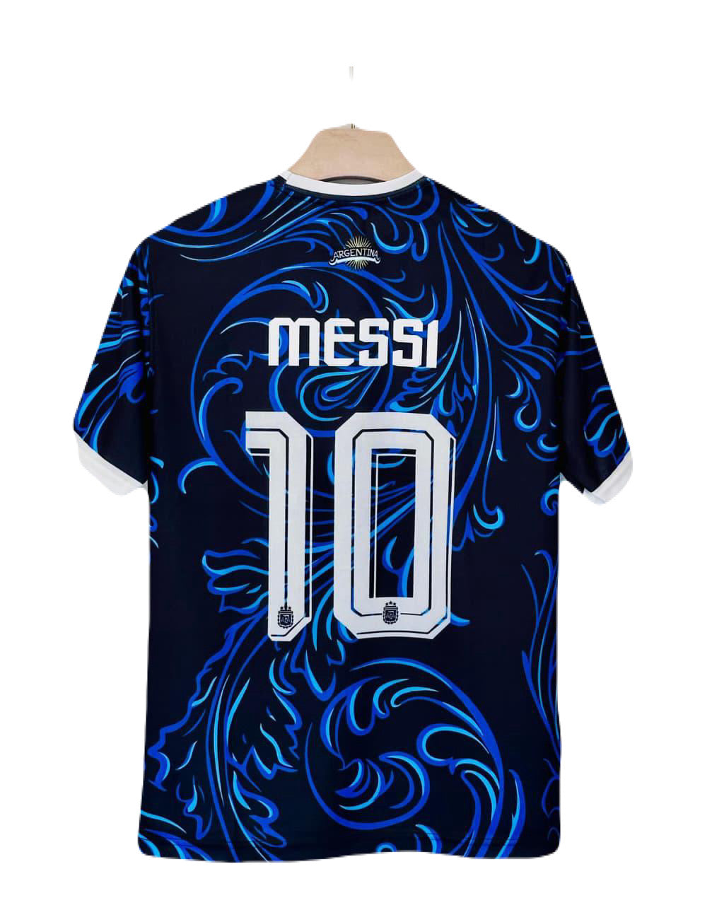 Messi  Argentina 2026 Worldcup Away Half Sleeve Jersey -