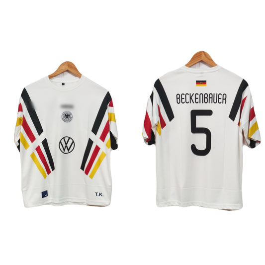 Germany 1996 Beckenbauer Five sleeve - P264 - Ms Retro Store
