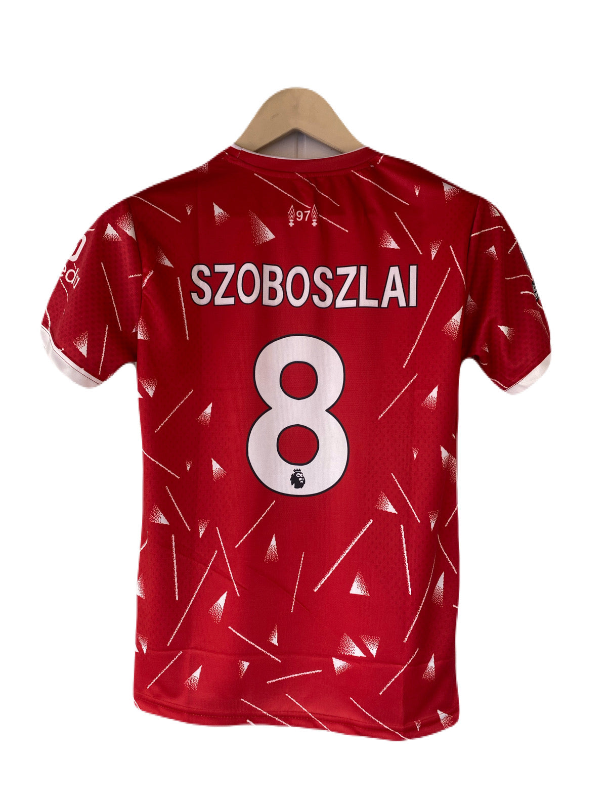Szoboszlai Liverpool new season home kit Half sleeve embroidery jersey - P2198