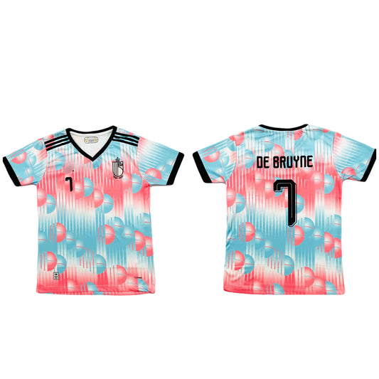 De bruyne Belgium 2026 World Cup Away Half Sleeve Jersey - P1890