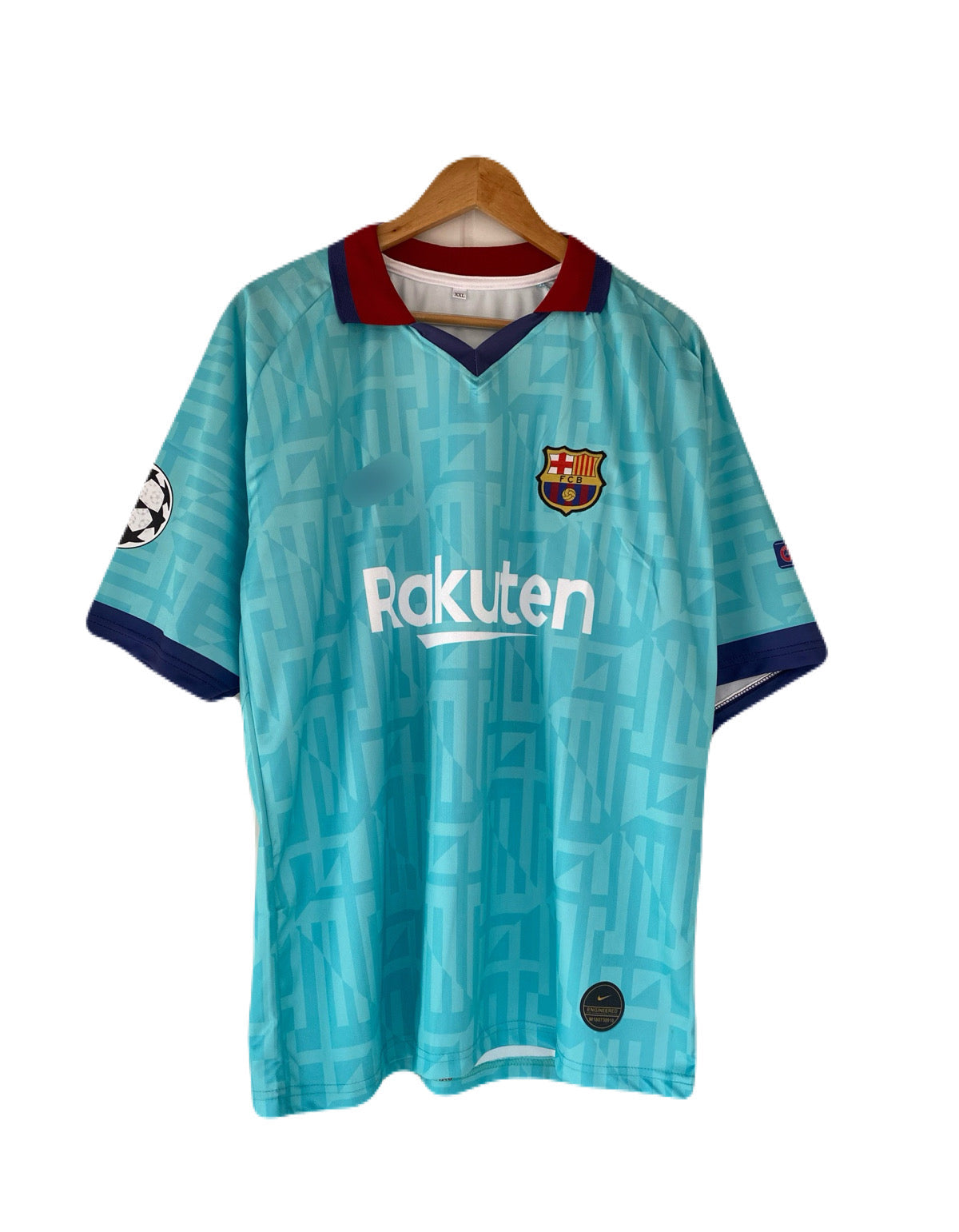 Messi Barcelona Five Sleeve collar Embroidery- P2768