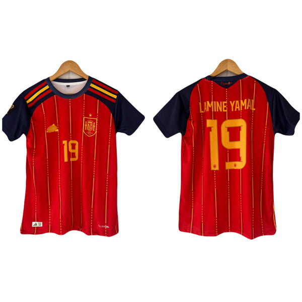 Lamine Yamal Spain 2026 World Cup Home Half Sleeve Sublimation Jersey - P1954
