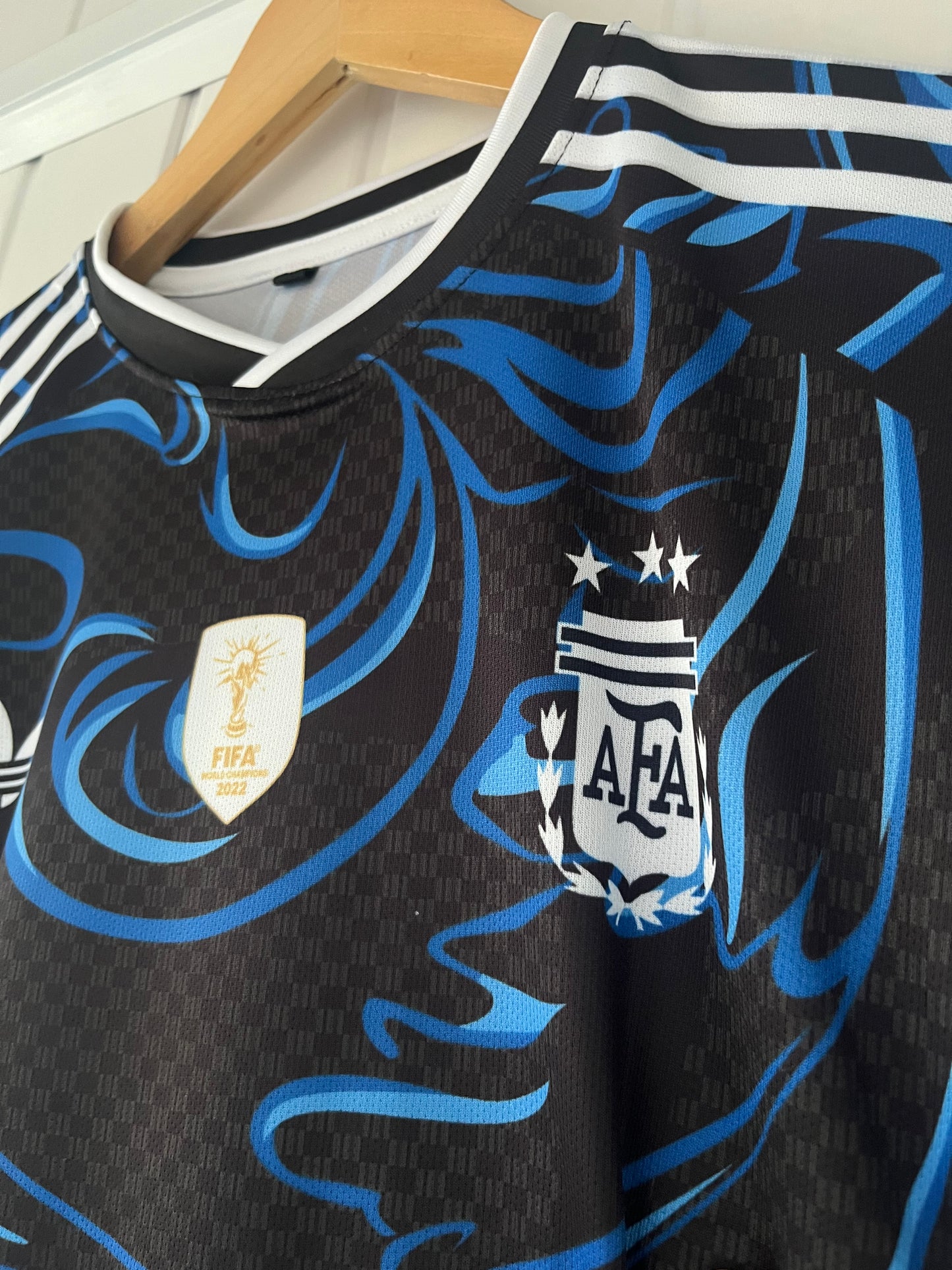 Argentina 2026 World Cup Away Kit Messi Half Sleeve sublimation - P1549 Ms Retro Store