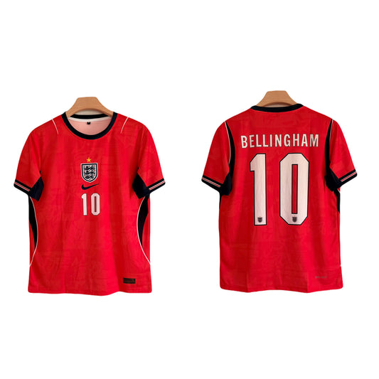 England 2026 World Cup Away Bellingham Half Sleeve Embroidery Jersey -  P1634 Ms Retro Store