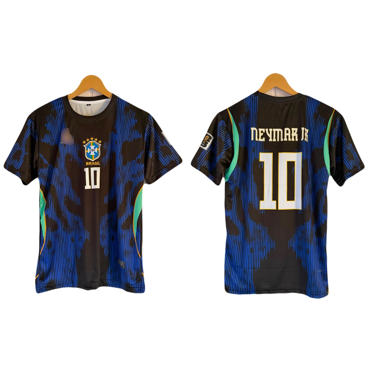 Neymar Brazil 2026 World Cup Away Kit  Half Sleeve embroidery - P2376