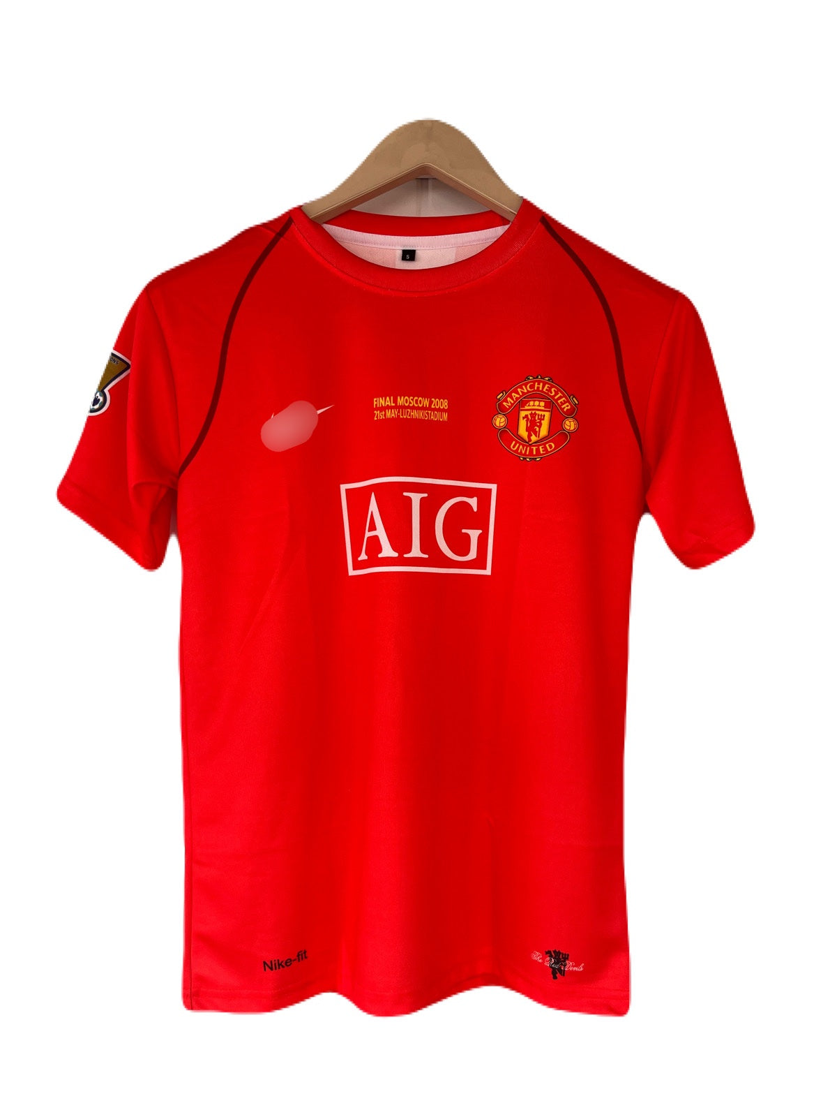 Manchester United Ronaldo 2008 ucl final edition Half sleeve  - P1327 ms retro store