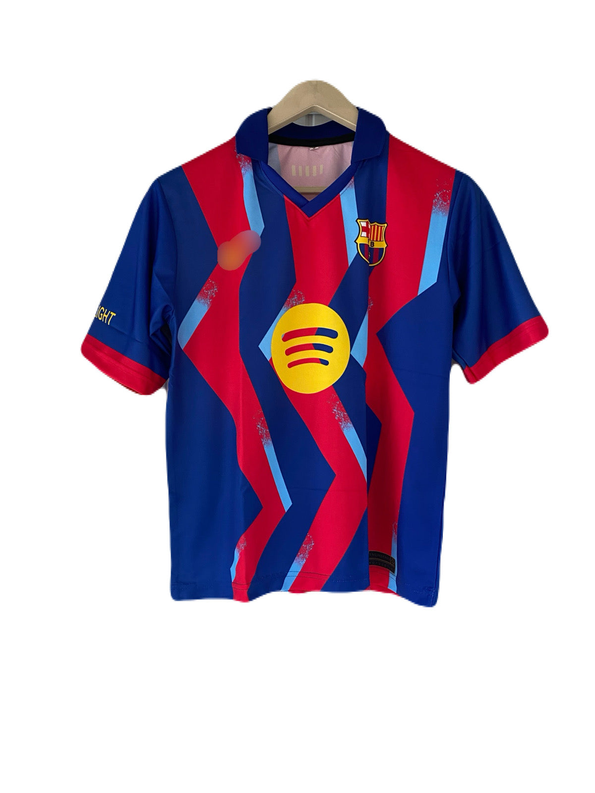 Raphinha Barcelona Five sleeve Collar Sublimation jersey- P2204