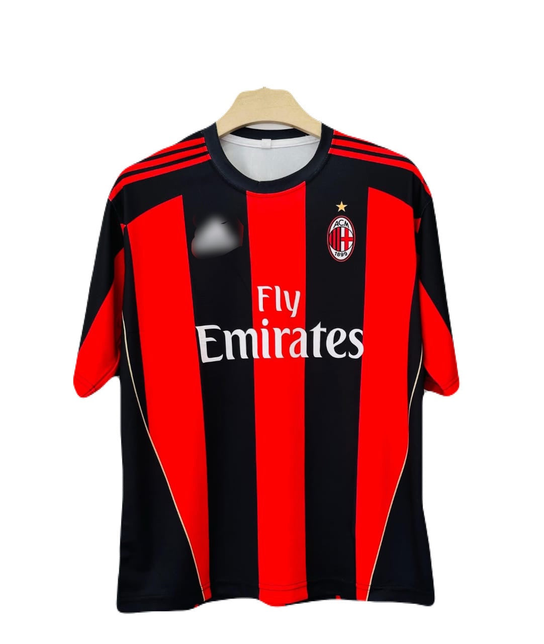 Ac Milan 2010-11 Home kit Ronaldinho Five sleeve - Ms Retro Store