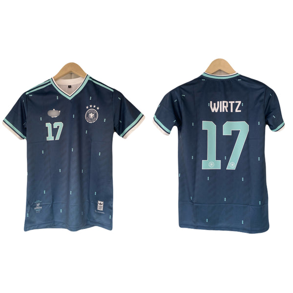 wirtz Germany 2026 World Cup Away Half Sleeve Sublimation Jersey -