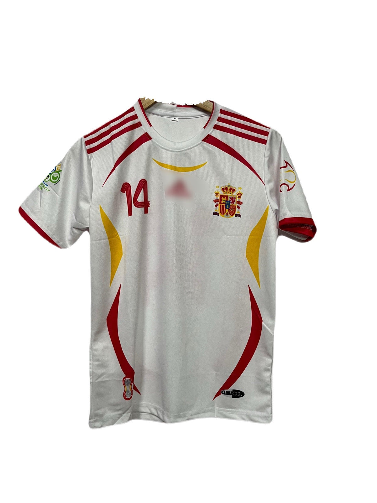 Spain 2006 away jersey xabi alonso P546 - ms retro store