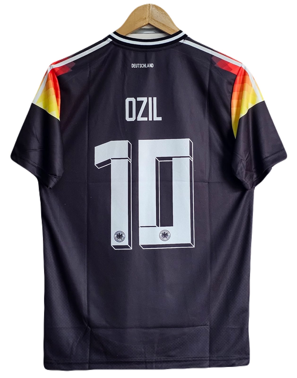 Ozil Germany 2018 Away half sleeve -